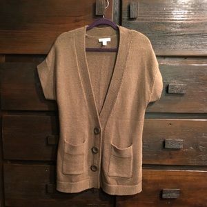 Short sleeve cardigan
